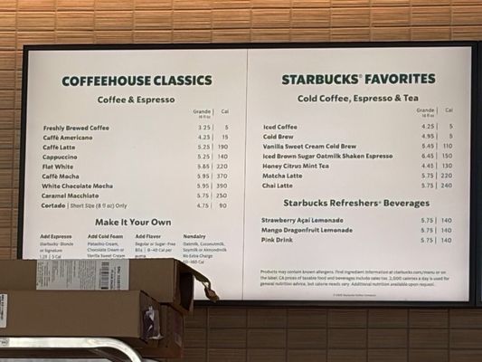 Menu photo 1 Starbucks Elk Grove, CA Menu photo 1 Starbucks Elk Grove, CA
