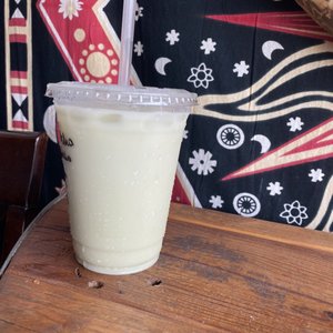 Photo of Pier View Coffee Company - Oceanside, CA, United States. This is supposed to be a matcha latte...