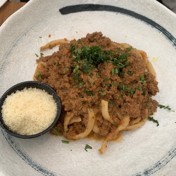 Brava Garden Eatery - Homemade Bucatini Alla Bolognese - Wine Bars Near Me - Pleasanton, California Brava Garden Eatery - Homemade Bucatini Alla Bolognese - Wine Bars Near Me - Pleasanton, California