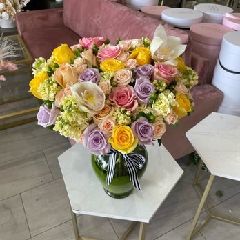 Le Fleur IV - The flower arrangement at the shop for delivery - Florists Near Me - Costa Mesa, California