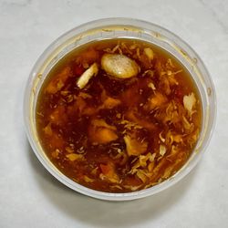 Hot and Sour Soup was thick and delicious - perfect mix of spice and sour