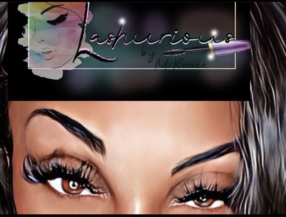 Lashurious By MRenee Esthetics Logo