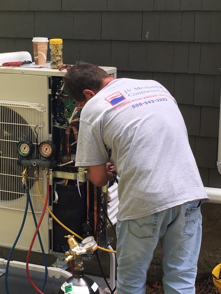 Slide of JV Mechanical Contractors