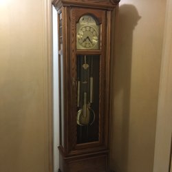 A freshly serviced customers Seth Thomas Tall Case clock