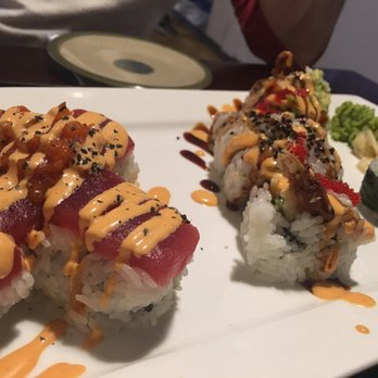 Fat Tuna Sushi - Dual Tuna roll, spider roll, negitoro roll. - Japanese Near Me - Coquitlam, British Columbia Fat Tuna Sushi - Dual Tuna roll, spider roll, negitoro roll. - Japanese Near Me - Coquitlam, British Columbia