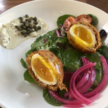 Foxy's Proper Pub - Scotched Egg, delicious! - Cocktail Bars Near Me - Austin, Texas