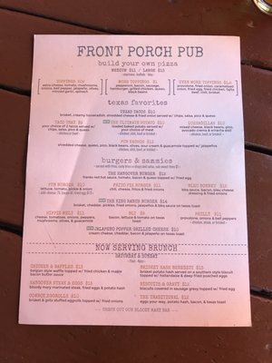 Menu photo 3 Front Porch Pub Houston, TX Menu photo 3 Front Porch Pub Houston, TX