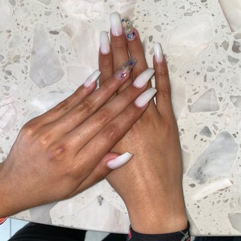 Bee Polished Nails & Spa - My girlfriends ombré coffin nails. - Waxing Near Me - Upland, California Bee Polished Nails & Spa - My girlfriends ombré coffin nails. - Waxing Near Me - Upland, California