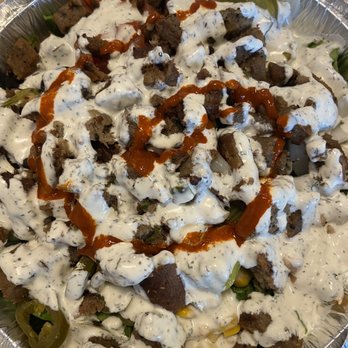 Gyro King - 8. Lamb Over Rice Platter - Food Trucks Near Me - Houston, Texas Gyro King - 8. Lamb Over Rice Platter - Food Trucks Near Me - Houston, Texas