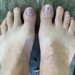 Great pedi by Hannah. Great pedi by Hannah.