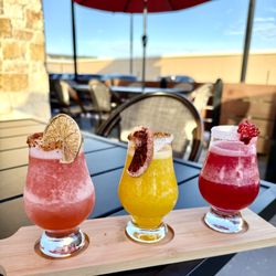 Carmelita's Kitchen + Tequila - Margarita Flight with Mango, Watermelon & Raspberry