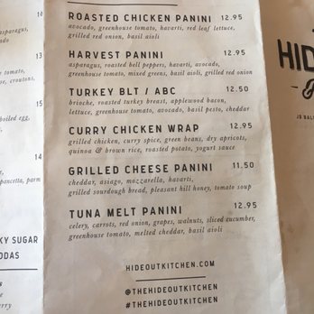 The Hideout Kitchen - Spring 2018 - New American Near Me - Lafayette, California