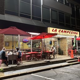 Exterior outside entrance of La Campesina Restaurant - Outside sitting - Fairfax, Virginia Exterior outside entrance of La Campesina Restaurant - Outside sitting - Fairfax, Virginia