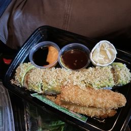 Salmon Tempura Roll Salmon Tempura Roll