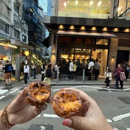 Sourdough egg tart Sourdough egg tart