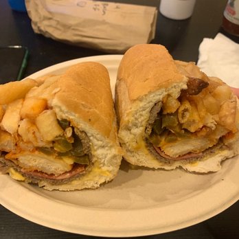 R U Hungry - 19. Fat Kushion Sandwich - solid but very light on the cheesesteak & mozz sticks - Food Trucks Near Me - New Brunswick, New Jersey R U Hungry - 19. Fat Kushion Sandwich - solid but very light on the cheesesteak & mozz sticks - Food Trucks Near Me - New Brunswick, New Jersey