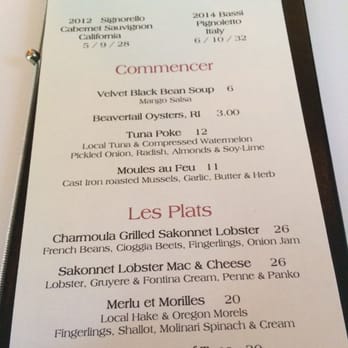 Le Central - Todays specials - French Near Me - Bristol, Rhode Island