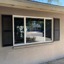 Christy Windows - New white vinyl dual pane window installed