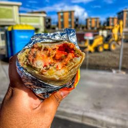 Califas Mexican Food - Inside the hot Cheeto burrito