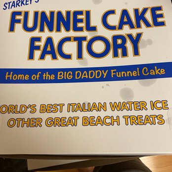 Starkey's Funnel Cake Factory - the box - Desserts Near Me - Rehoboth Beach, Delaware Starkey's Funnel Cake Factory - the box - Desserts Near Me - Rehoboth Beach, Delaware