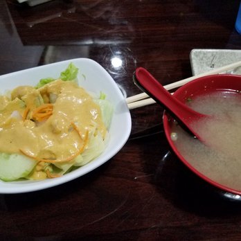 Hayashi Mayple - Salad and miso - Japanese Near Me - Chardon, Ohio Hayashi Mayple - Salad and miso - Japanese Near Me - Chardon, Ohio
