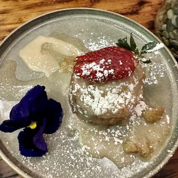 TLC Vegan Cafe - Bananas Foster Bread Pudding - Cafes Near Me - Richardson, Texas TLC Vegan Cafe - Bananas Foster Bread Pudding - Cafes Near Me - Richardson, Texas