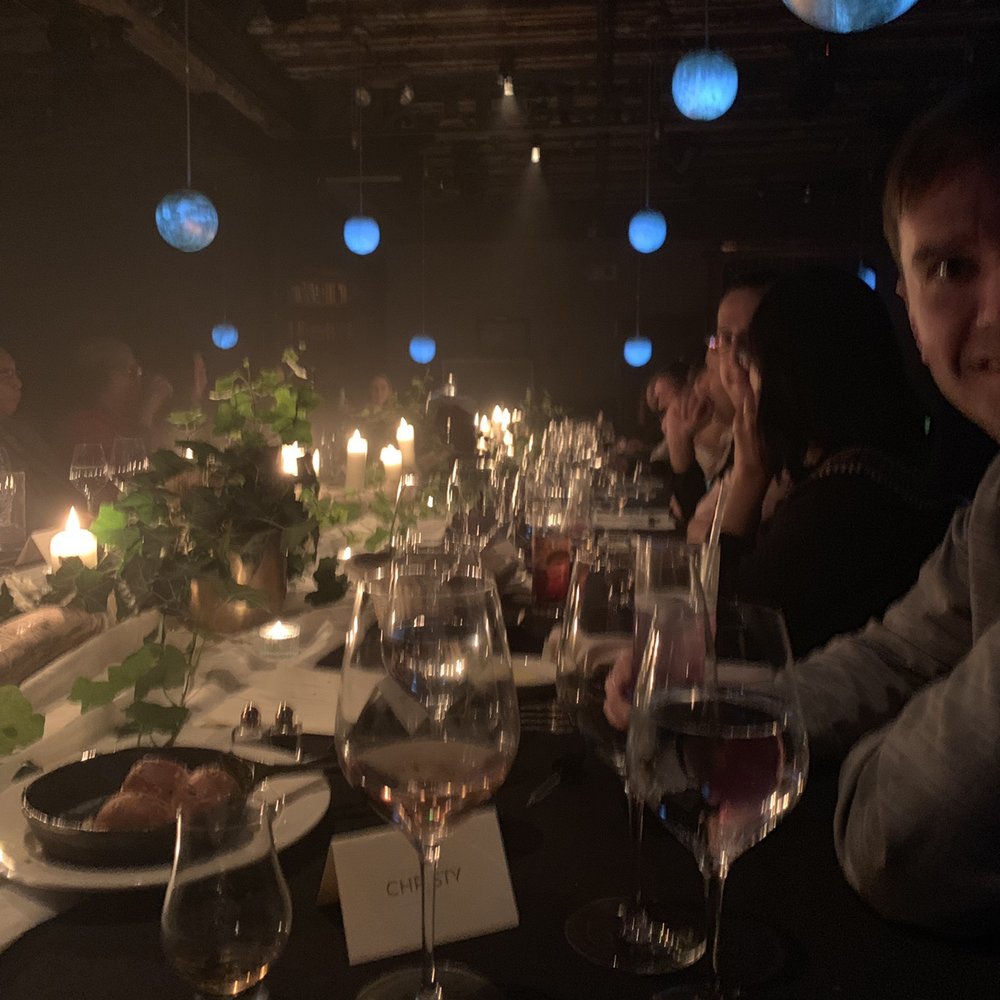 The McKittrick Hotel - At the table eating and listening to a persuasive story telling with a mind reading trickery. - Hotels Near Me - New York, New York The McKittrick Hotel - At the table eating and listening to a persuasive story telling with a mind reading trickery. - Hotels Near Me - New York, New York