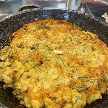 Korean Jumak - Seafood pancake. Was delicious. - Korean Near Me - Orlando, Florida Korean Jumak - Seafood pancake. Was delicious. - Korean Near Me - Orlando, Florida