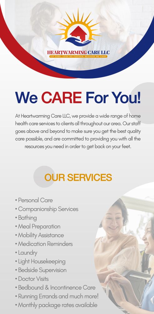 Heartwarming Care - home care agency in Hamilton Township, NJ