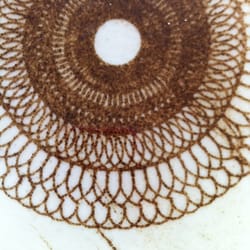 Torn Retina Productions - Silkscreen glass wall hanging
