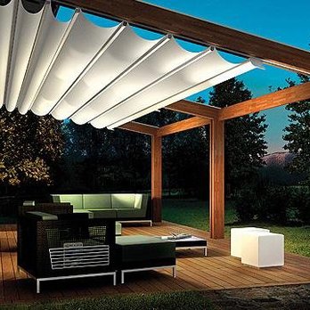American Awning Company - Retractable awning with complete water carry system - Awnings Near Me American Awning Company - Retractable awning with complete water carry system - Awnings Near Me