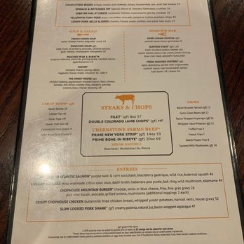 Beaver Creek Chophouse - Steakhouses Near Me - Avon, Colorado Beaver Creek Chophouse - Steakhouses Near Me - Avon, Colorado