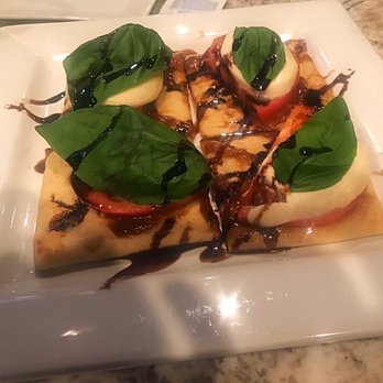 B&B Tavern - Tomato mozzarella flatbread. Too much balsamic (it was dripping off the bottom) but good flavor. - New American Near Me - Canton, Georgia B&B Tavern - Tomato mozzarella flatbread. Too much balsamic (it was dripping off the bottom) but good flavor. - New American Near Me - Canton, Georgia