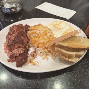 Pinecrest Diner - Corn Beef Hash and 2 Eggs - Diners Near Me - San Francisco, California