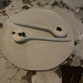 Mission Pacific Beach Resort - Amuse Bouche of potato puree with caviar - Resorts Near Me - Oceanside, California Mission Pacific Beach Resort - Amuse Bouche of potato puree with caviar - Resorts Near Me - Oceanside, California
