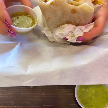 Los Tacos - Original breakfast burrito with bacon. - Mexican Near Me - Temecula, California Los Tacos - Original breakfast burrito with bacon. - Mexican Near Me - Temecula, California