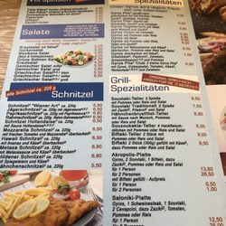 Hildener Grill - Karte Teil 1