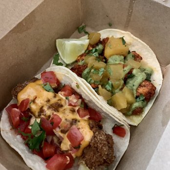 The Meddling Lime - Fried chicken taco, al pastor taco - Mexican Near Me - Portland, Oregon