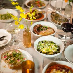 We offer a prix fixe menu for large parties. Email us for more info