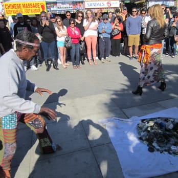 Venice Beach Boardwalk - Man who jumps on broken glass. - Beaches Near Me - Venice, California Venice Beach Boardwalk - Man who jumps on broken glass. - Beaches Near Me - Venice, California