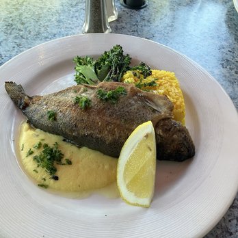 Lilys - Trout $33, served with today's vegetables and your choice of carb. - New American Near Me - Mount Shasta, California Lilys - Trout $33, served with today's vegetables and your choice of carb. - New American Near Me - Mount Shasta, California