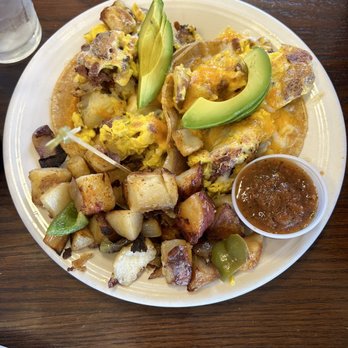 Harbor House Cafe - Carne Asada Chilaquiles - New American Near Me - Oceanside, California
