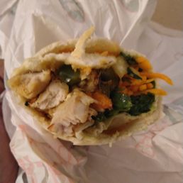 Thai chicken pita, regular size Thai chicken pita, regular size