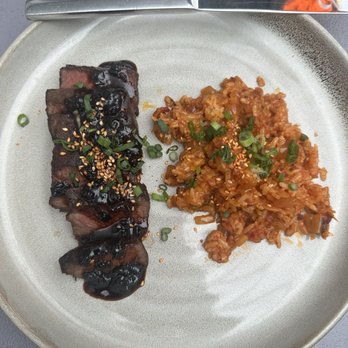 Openaire - Steak and kimchi bacon rice - New American Near Me - Los Angeles, California Openaire - Steak and kimchi bacon rice - New American Near Me - Los Angeles, California