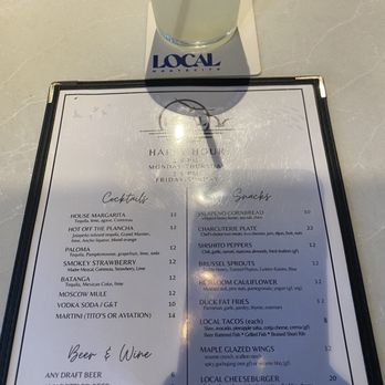 Local - Happy hour menu - New American Near Me - Santa Barbara, California Local - Happy hour menu - New American Near Me - Santa Barbara, California