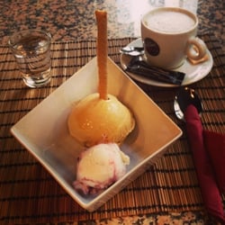 Il Monello - Cappucino, boules Caramel & Variegato Amarena.