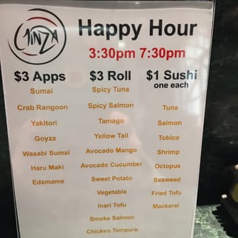 Ginza Town - New happy hour - Japanese Near Me - Portland, Maine