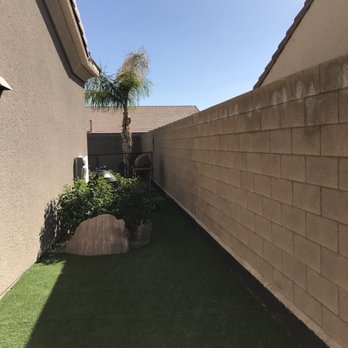 Anthem Landscape & Design - Dropped boulder to protect pool pump from kids play and planted plants for aesthetics. - Landscaping Near Me Anthem Landscape & Design - Dropped boulder to protect pool pump from kids play and planted plants for aesthetics. - Landscaping Near Me