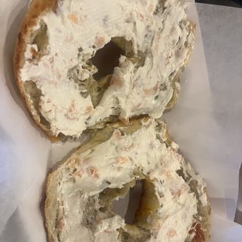 Bagel Nosh - Jalapeno cheddar bagel w/lox spread - Bagels Near Me - Gilbert, Arizona