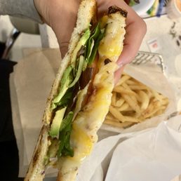 Three cheese grilled cheese Three cheese grilled cheese